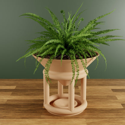 Jardinera de embudo
