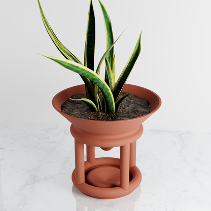 Jardinera de embudo