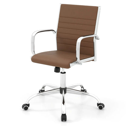 Height Adjustable Office Chair Rocking Backrest