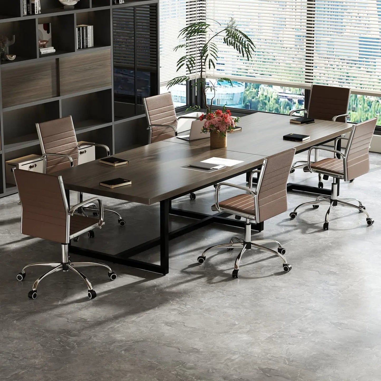 Height Adjustable Office Chair Rocking Backrest