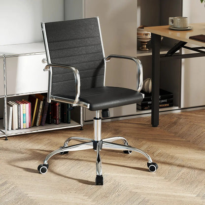 Height Adjustable Office Chair Rocking Backrest