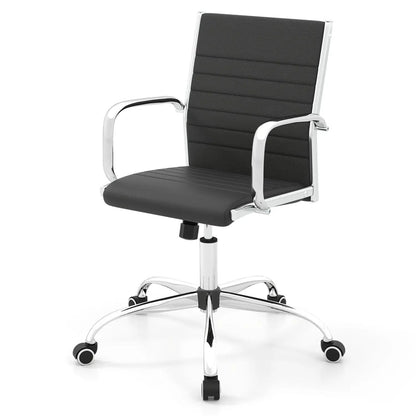 Height Adjustable Office Chair Rocking Backrest