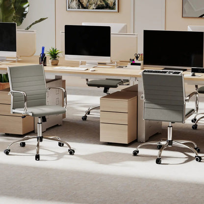 Height Adjustable Office Chair Rocking Backrest
