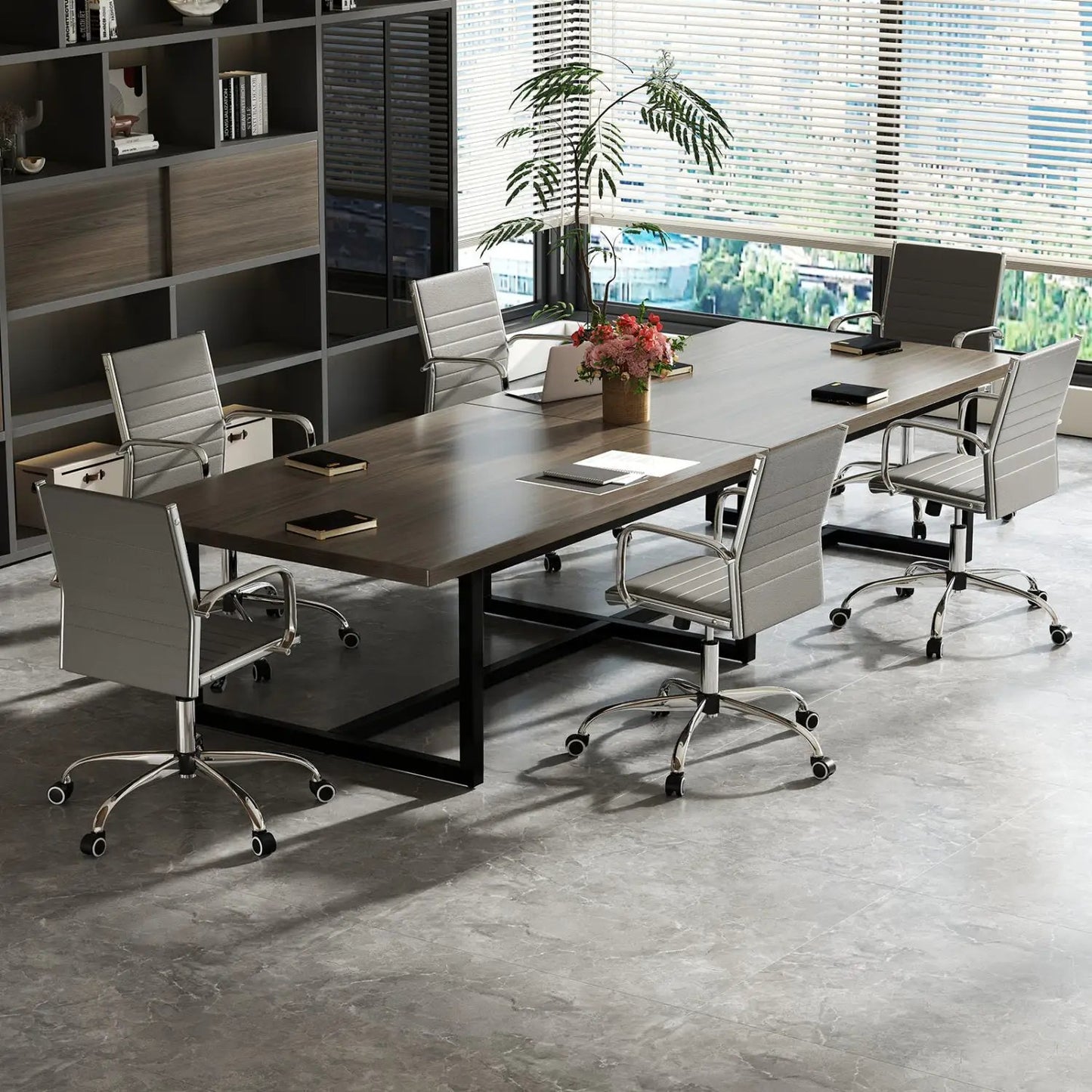 Height Adjustable Office Chair Rocking Backrest