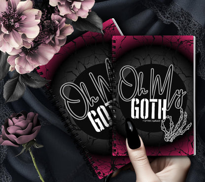 Oh My Goth Skeleton Hand Reusable Sticker Book, Perfect Gift to Personalize,  Sticker Organizer Album - Tampa Home & Garden Store