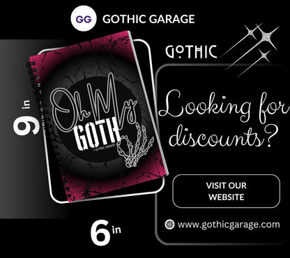 Oh My Goth Skeleton Hand Reusable Sticker Book, Perfect Gift to Personalize,  Sticker Organizer Album - Tampa Home & Garden Store