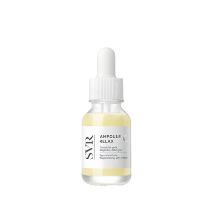 SVR Ampoule Relax Yeux eye care serum bottle with dropper, pale yellow liquid on Tampa Home & Garden Store