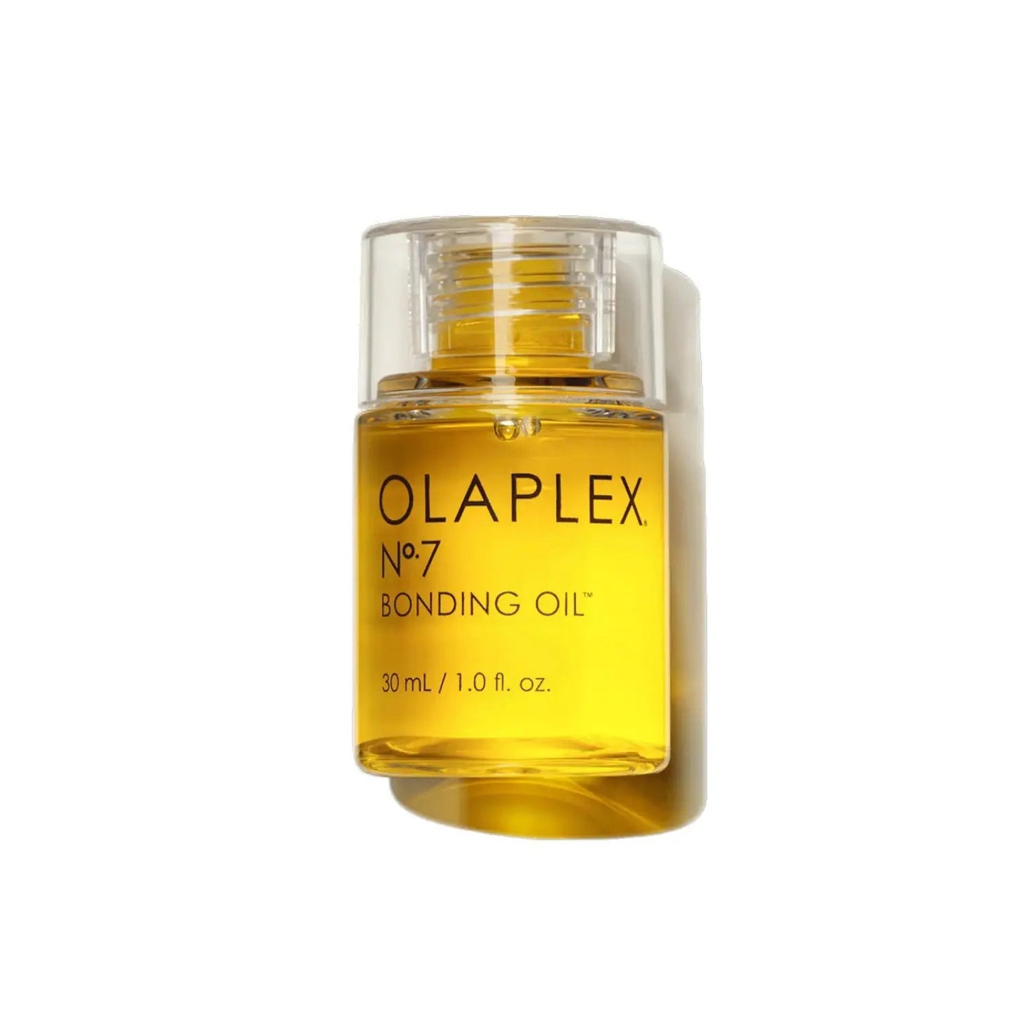 Olaplex No.7 Bonding Oil bottle with amber oil and clear cap on Tampa Home & Garden Store