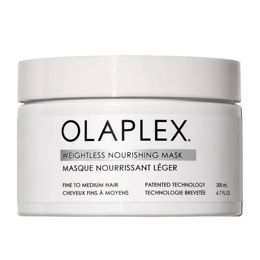 Olaplex Weightless Nourishing Mask white jar 200 mL for hair care on Tampa Home & Garden Store