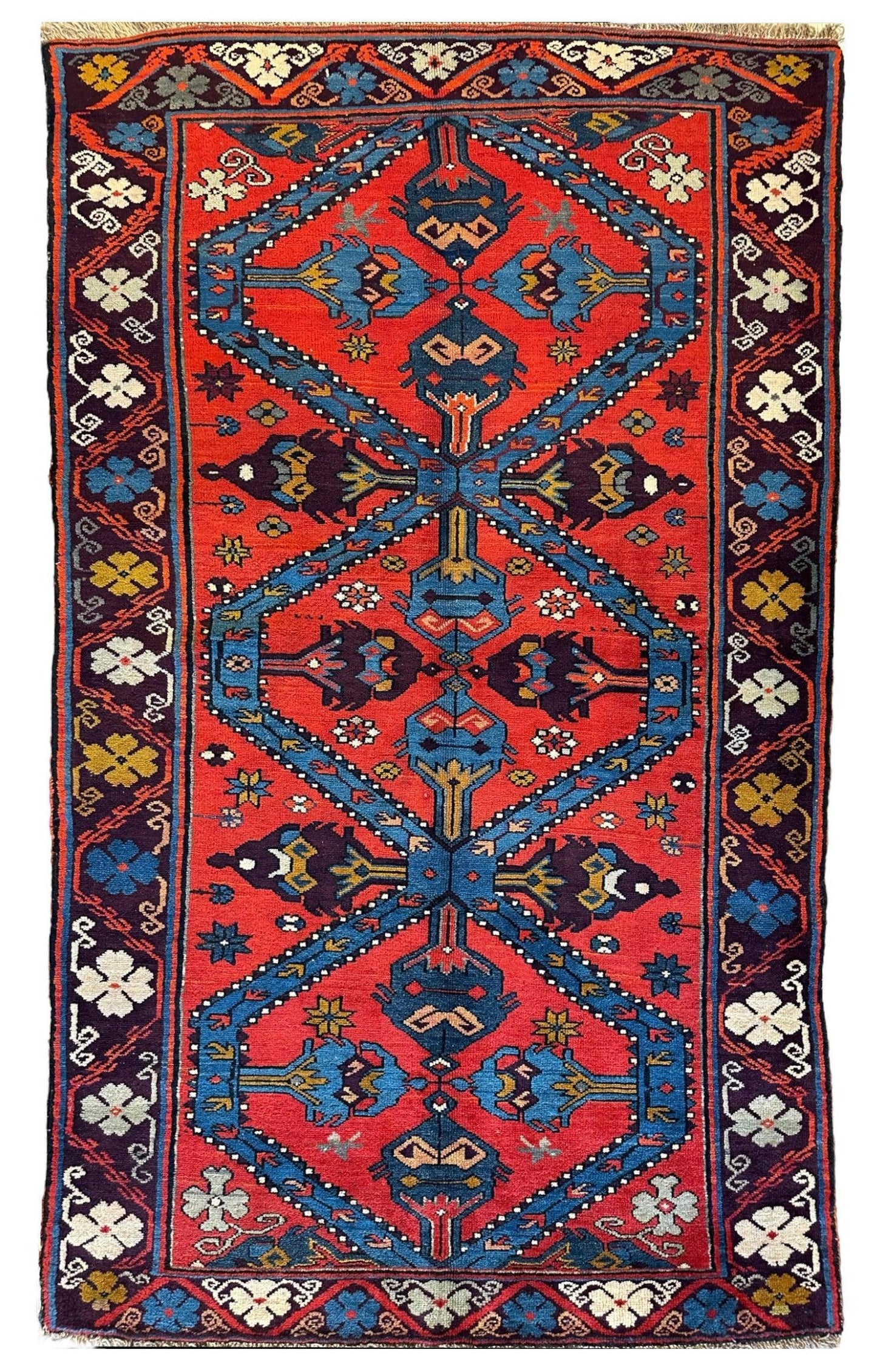 Old Derbent Dagestan Rug 4’ x 7’ - Tampa Home & Garden Store