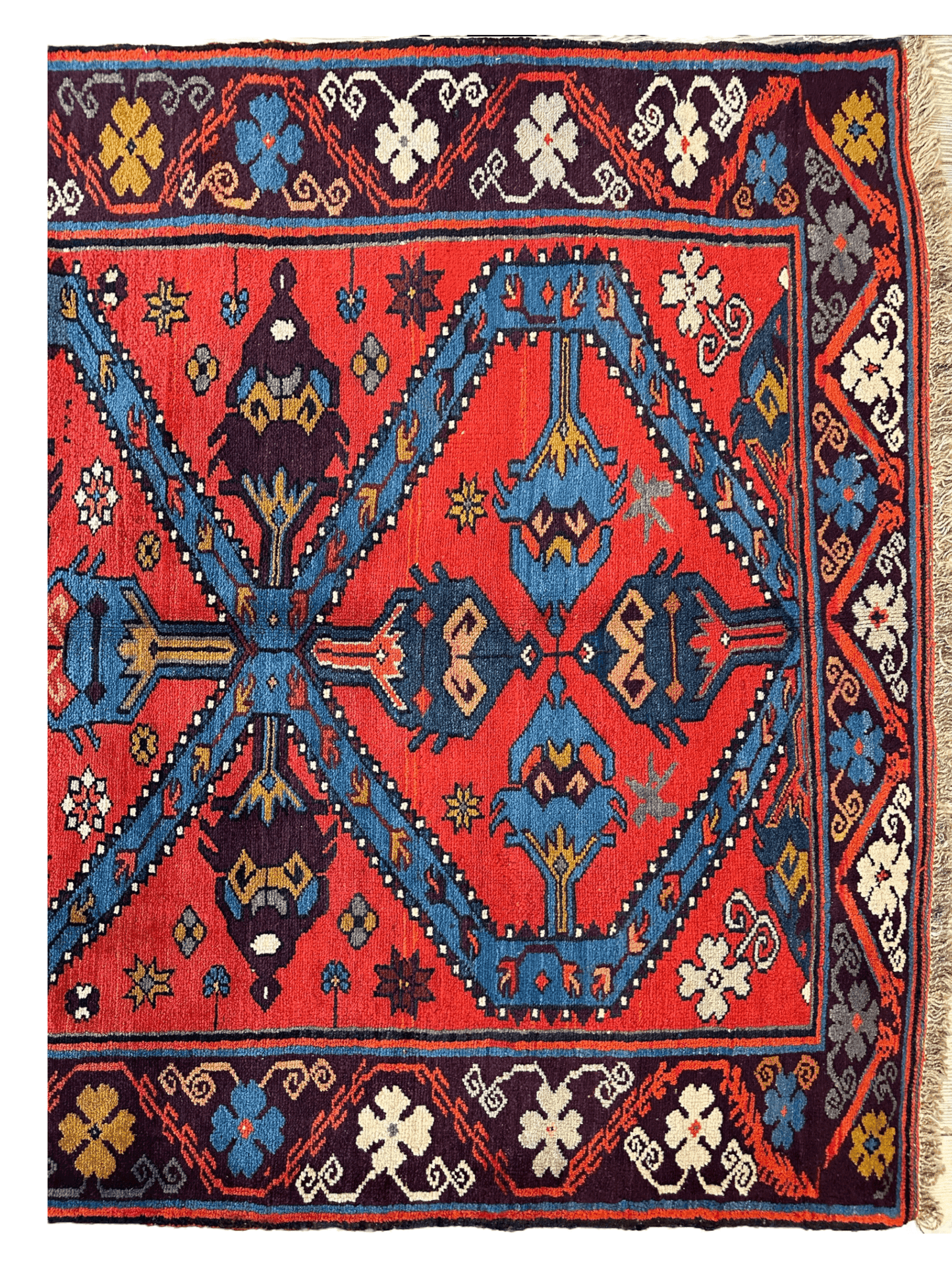 Old Derbent Dagestan Rug 4’ x 7’ - Tampa Home & Garden Store