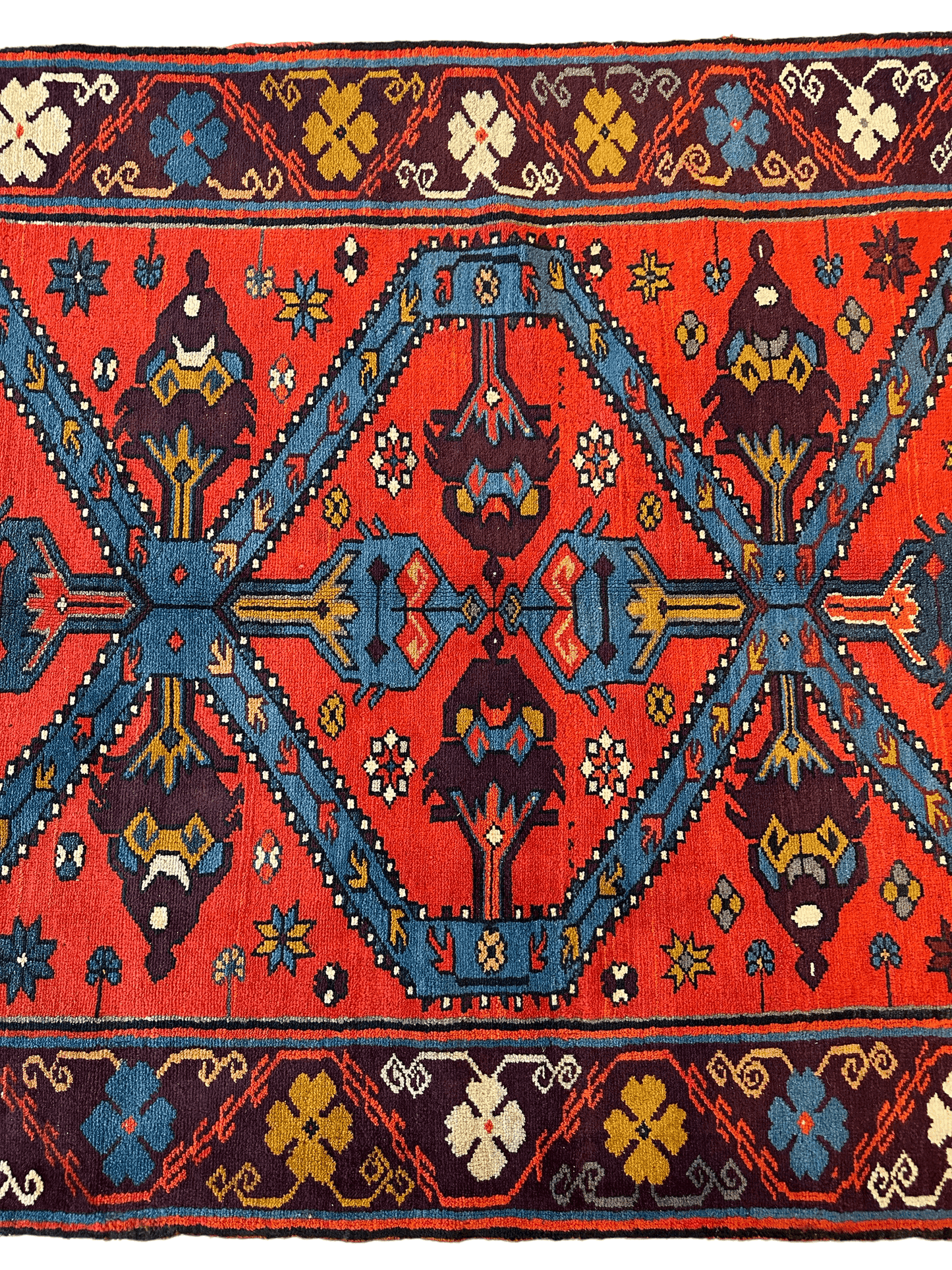 Old Derbent Dagestan Rug 4’ x 7’ - Tampa Home & Garden Store