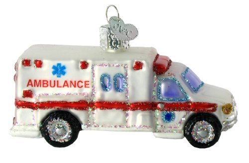 Old World Christmas Ambulance - Tampa Home & Garden Store