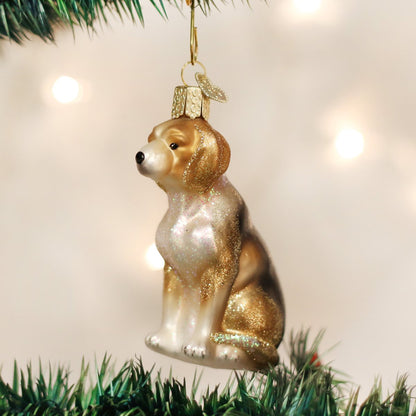 Old World Christmas Blown Beagle Ornament - Tampa Home & Garden Store