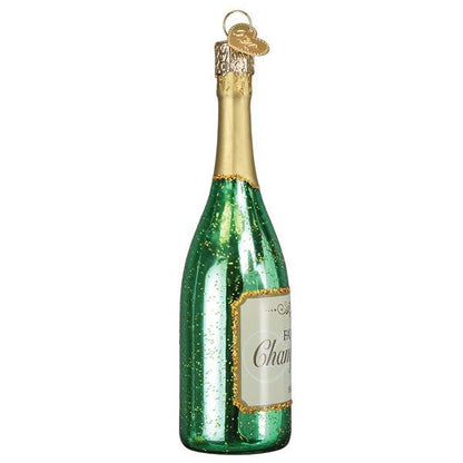 Old World Christmas Champagne Bottle Ornament - Tampa Home & Garden Store