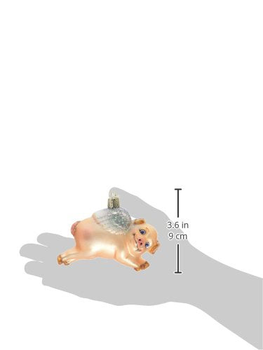 Old World Christmas Flying Pig Glass Blown Ornament - Tampa Home & Garden Store