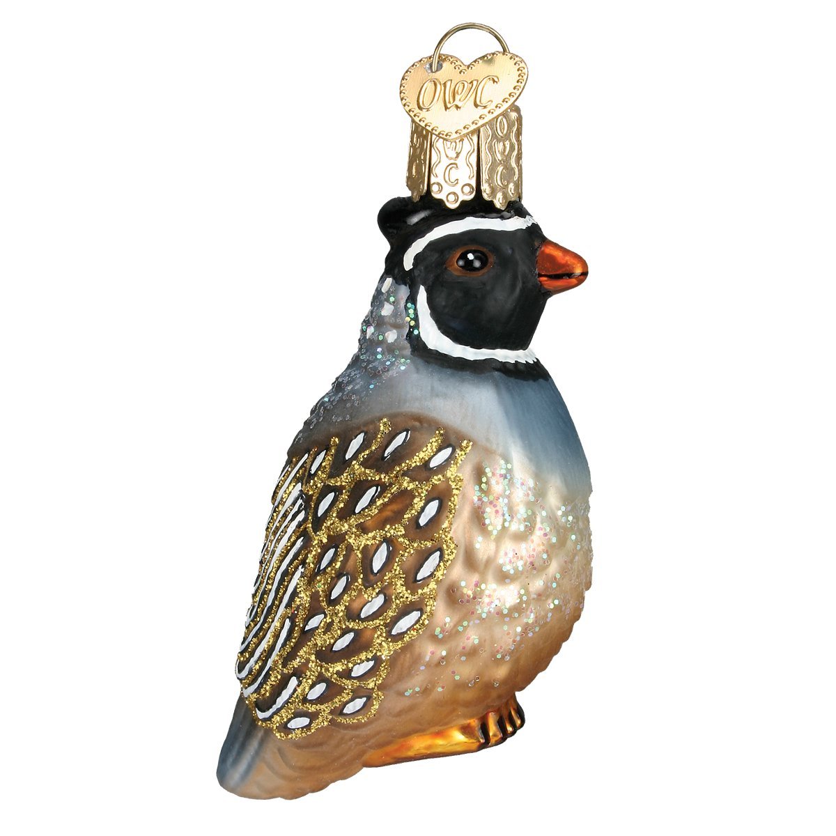 Old World Christmas Glass Partridge Ornament - Tampa Home & Garden Store