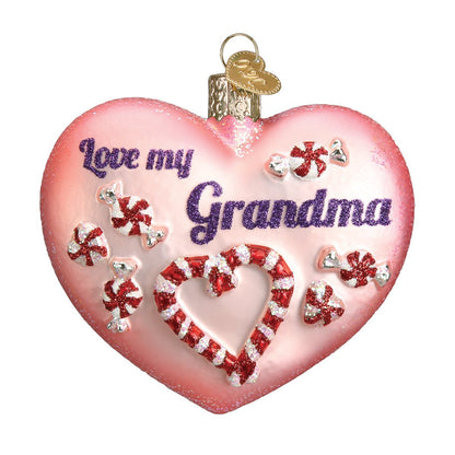 Old World Christmas Grandma Heart - Tampa Home & Garden Store