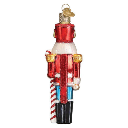 Old World Christmas Peppermint Nutcracker Glass Blown Ornament - Tampa Home & Garden Store