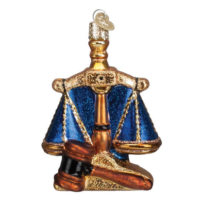 Old World Christmas Scales Of Justice - Tampa Home & Garden Store