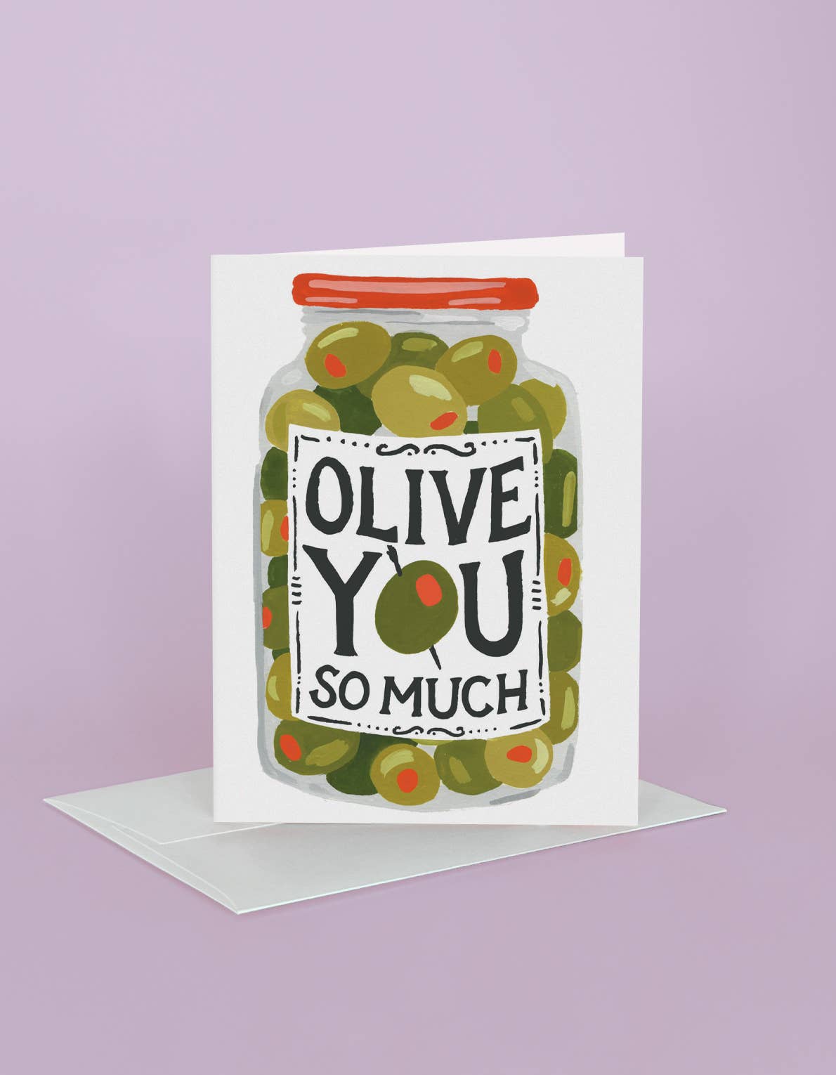 Olive You Greeting Card - Tampa Home & Garden Store