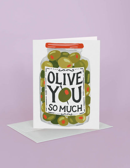Olive You Greeting Card - Tampa Home & Garden Store