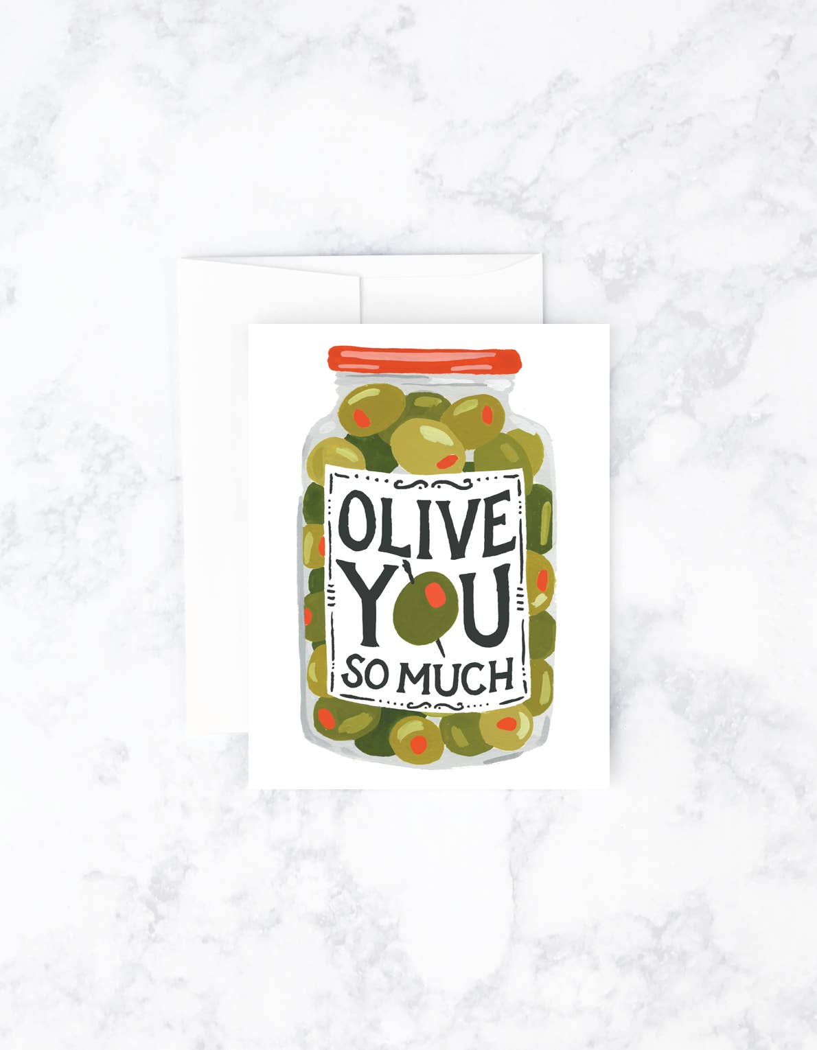 Olive You Greeting Card - Tampa Home & Garden Store