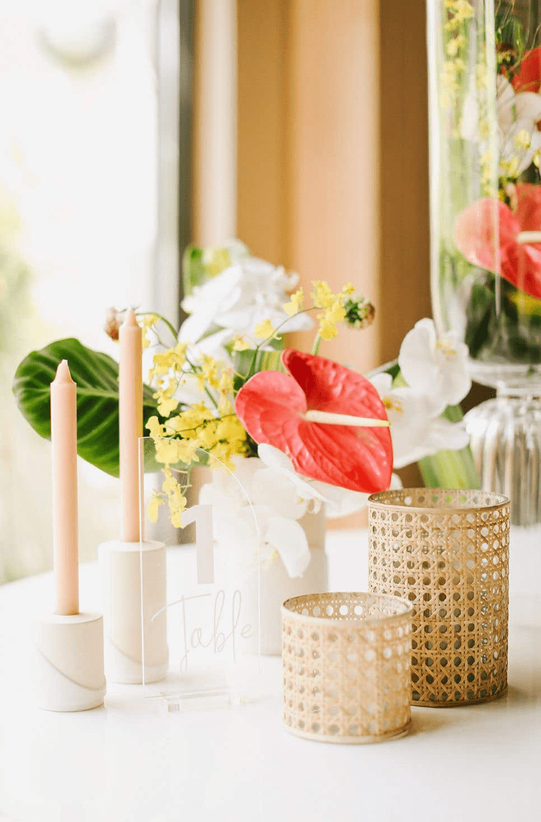Oliver Cane Votive Candle Holder - Tampa Home & Garden Store