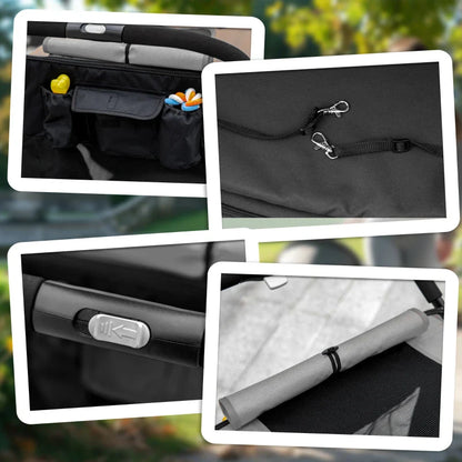 One-Click Foldable Stroller for Large Medium Small Dogs, Pet, Cats with Storage - Tampa Home & Garden Store