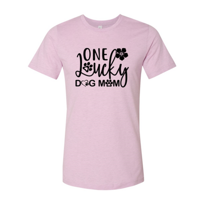 One Lucky Dog Mom T-Shirt - Tampa Home & Garden Store