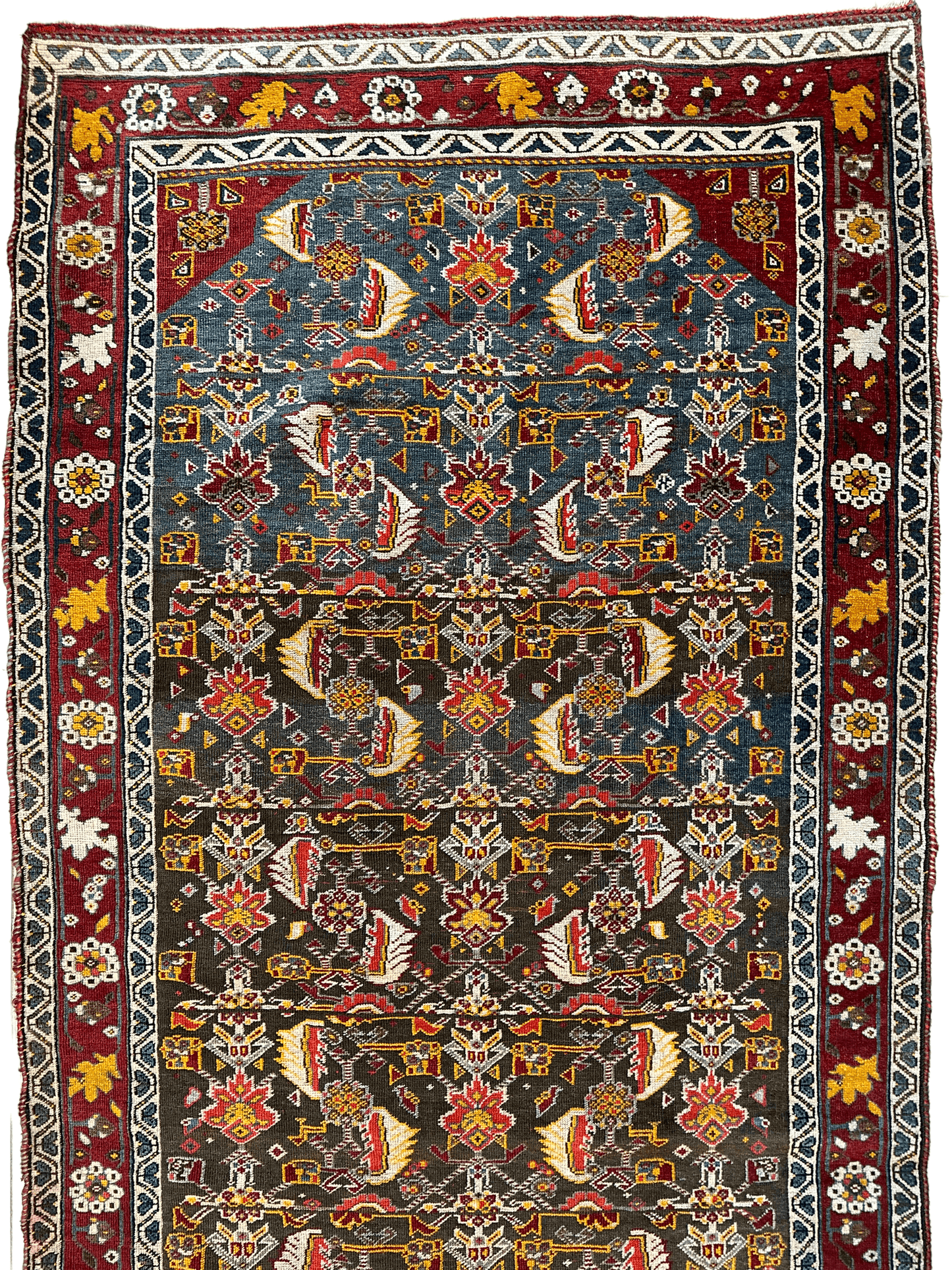 One of a Kind Persian Kashkuli Runner - 3’2" X 6’8" - Tampa Home & Garden Store