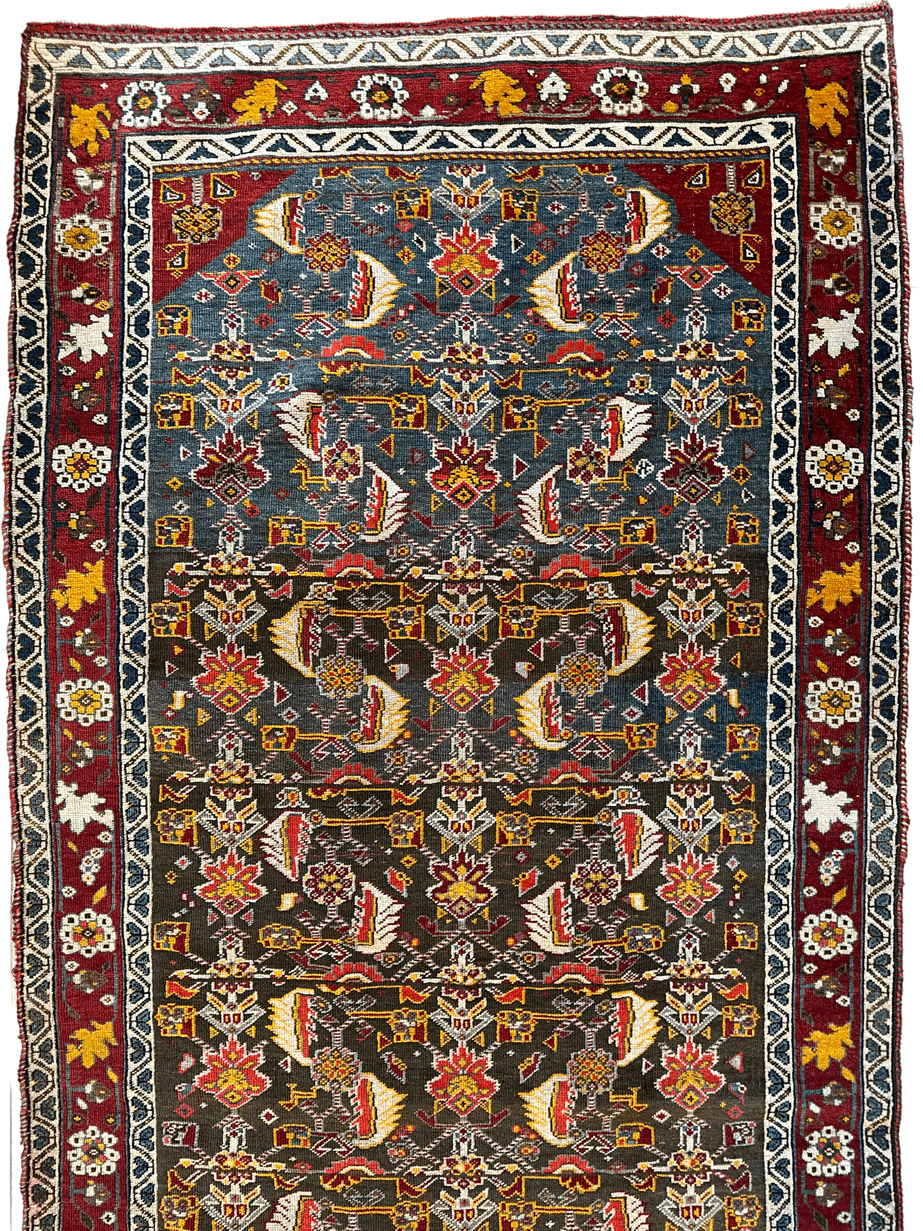 One of a Kind Persian Kashkuli Runner - 3’2" X 6’8" - Tampa Home & Garden Store