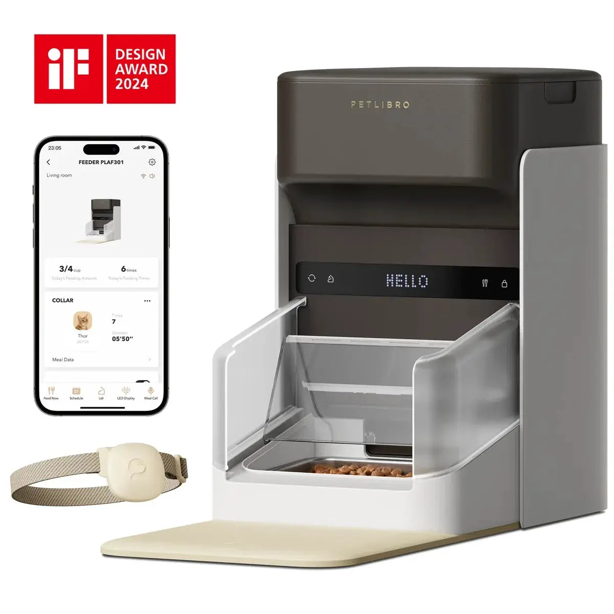 RFID Automatic Smart Feeder for Pets – App-Controlled, The Max & Rex Collection on Tampa Home & Garden Store