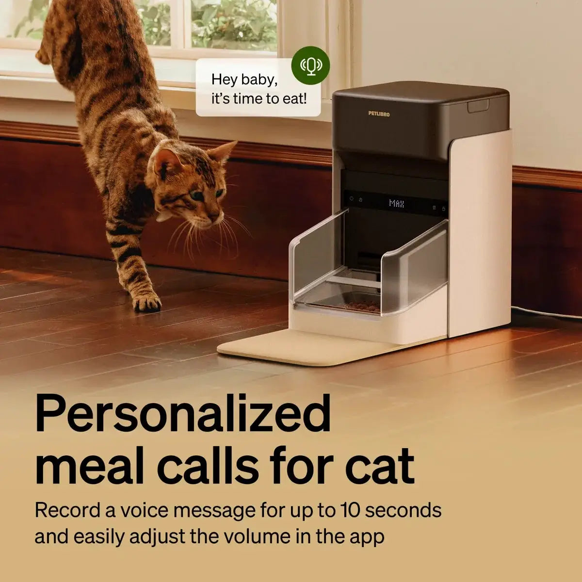 RFID automatic smart feeder for pets from The Max & Rex Collection by Petlibro, app-controlled on Tampa Home & Garden Store