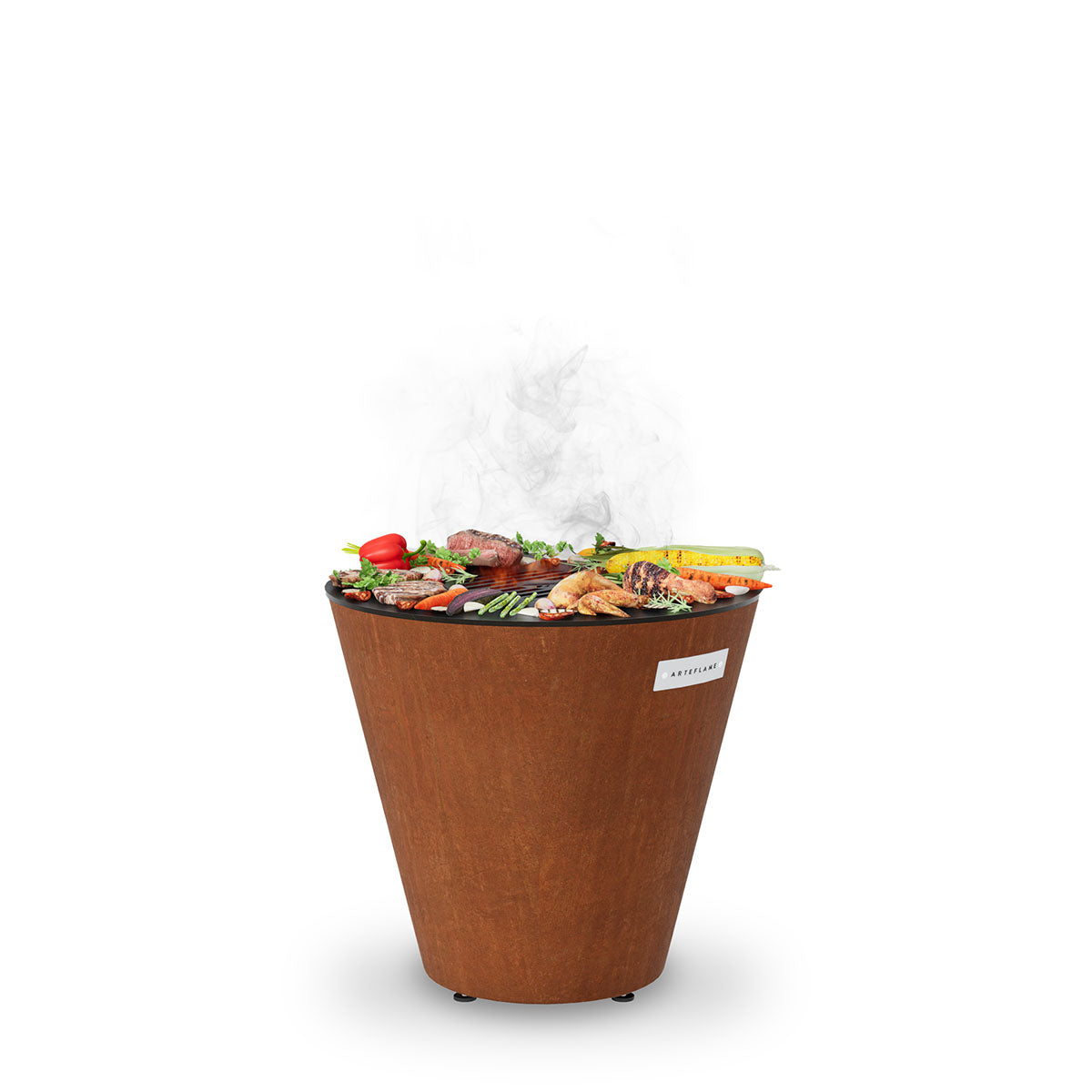 20" Small Charcoal Grill & Griddle | Arteflame Park Grill