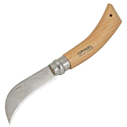 Opinel Folding Pruning/Harvest Knife Stainless Steel No. 8 - Tampa Home & Garden Store
