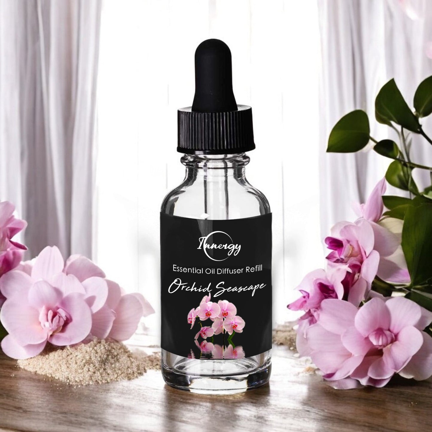 Orchid Seascape Crystal-Enhanced Oil Diffuser, Car Air Freshener, 8ml - Tampa Home & Garden Store