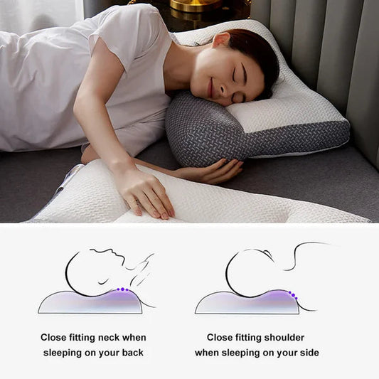 Ergonomic Cervical Neck Support Pillow Orthopedic Contour Sleeping Pillow - Tampa Home & Garden Store