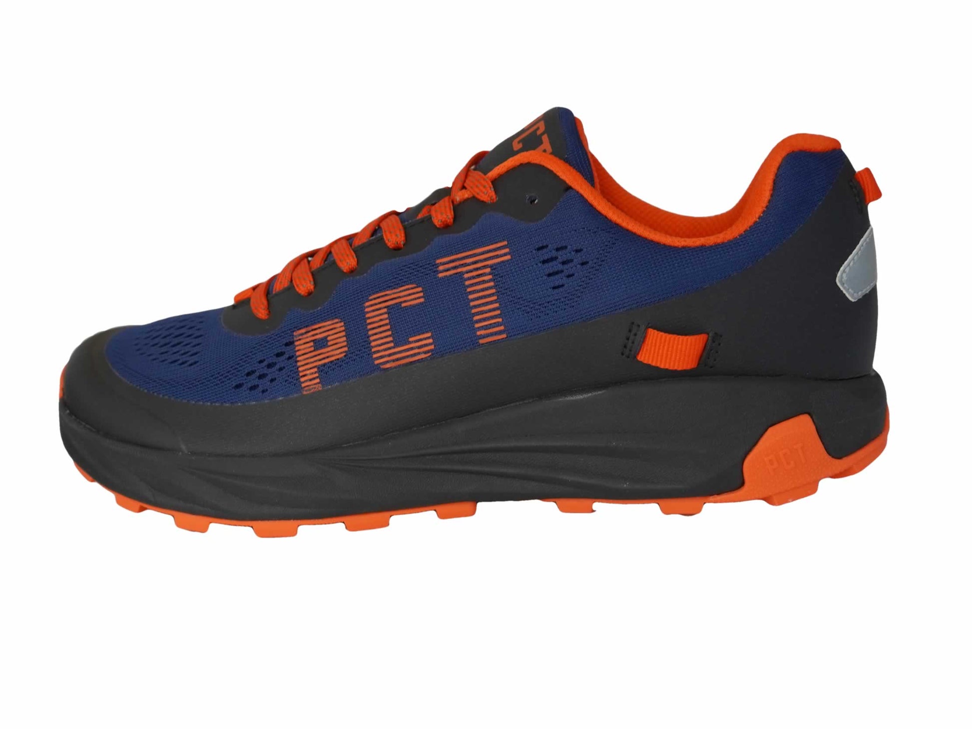 PCT Trail Shoe blue/orange River Country Gear hiking sneaker on Tampa Home & Garden Store