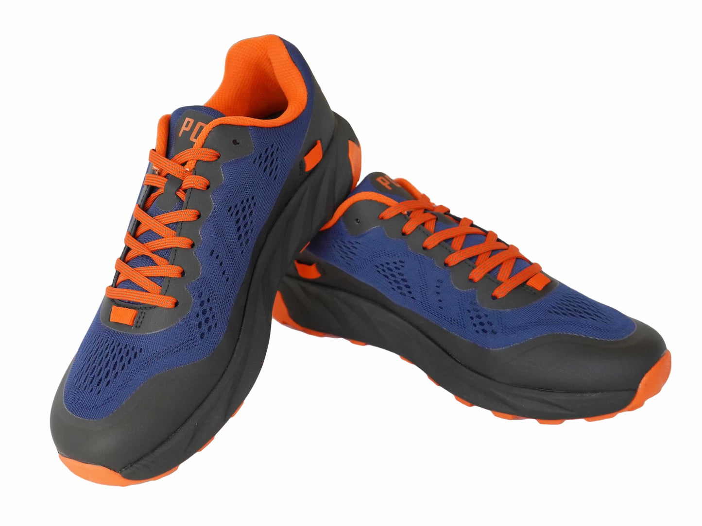 PCT Trail Shoe blue with orange laces by River Country Gear on Tampa Home & Garden Store