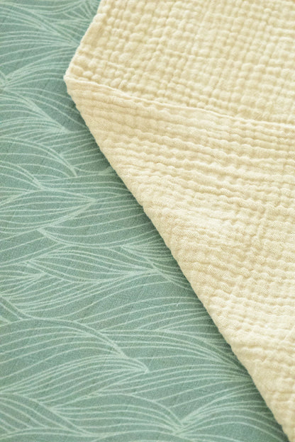 Organic Bamboo Blend Crib Sheet in Beanstalk - Tampa Home & Garden Store