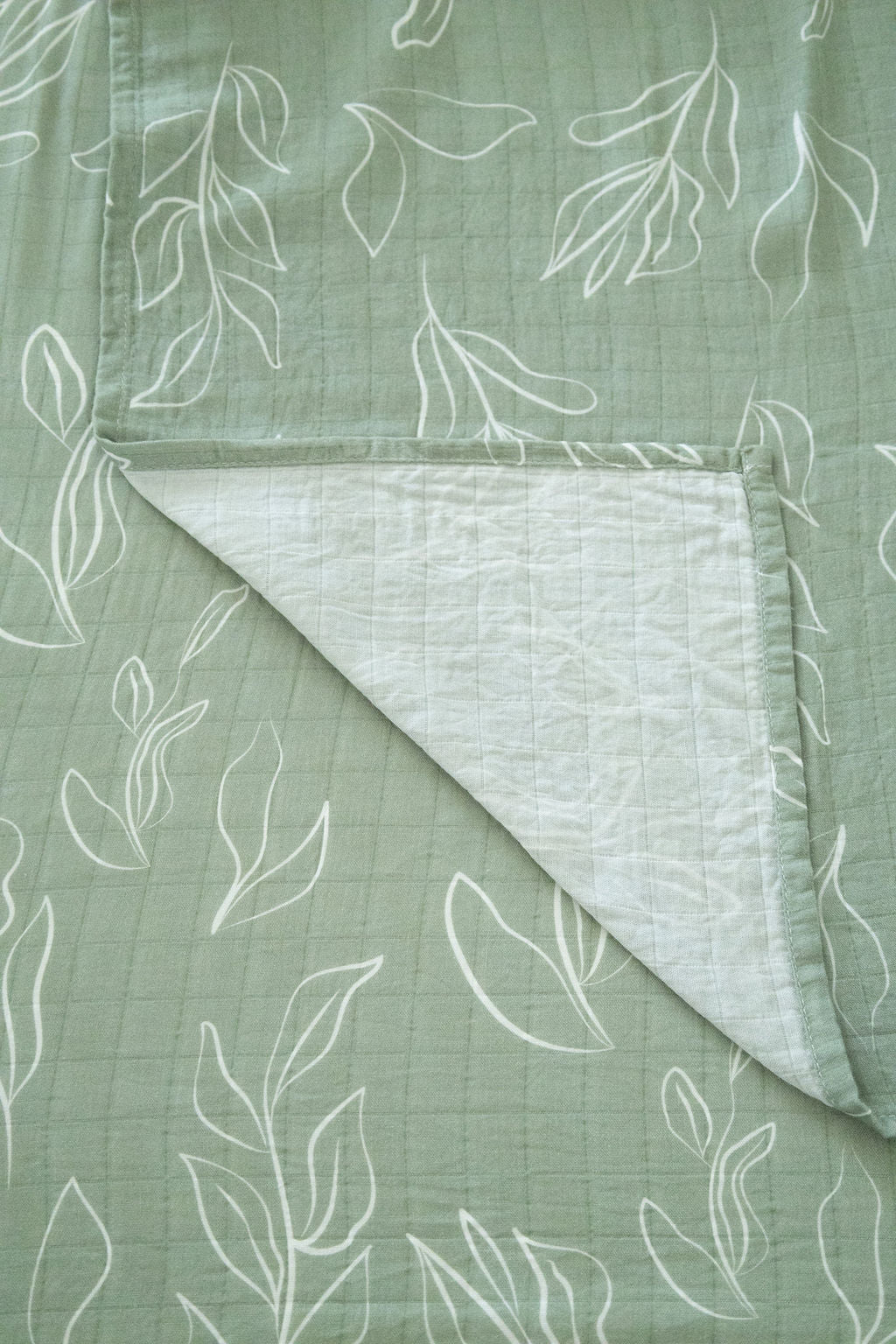 Organic Bamboo Cotton Blend Crib Sheet in Natural Oasis Willow - Tampa Home & Garden Store