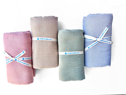 Organic Cotton Gauze Muslin Swaddle Blanket - Tampa Home & Garden Store