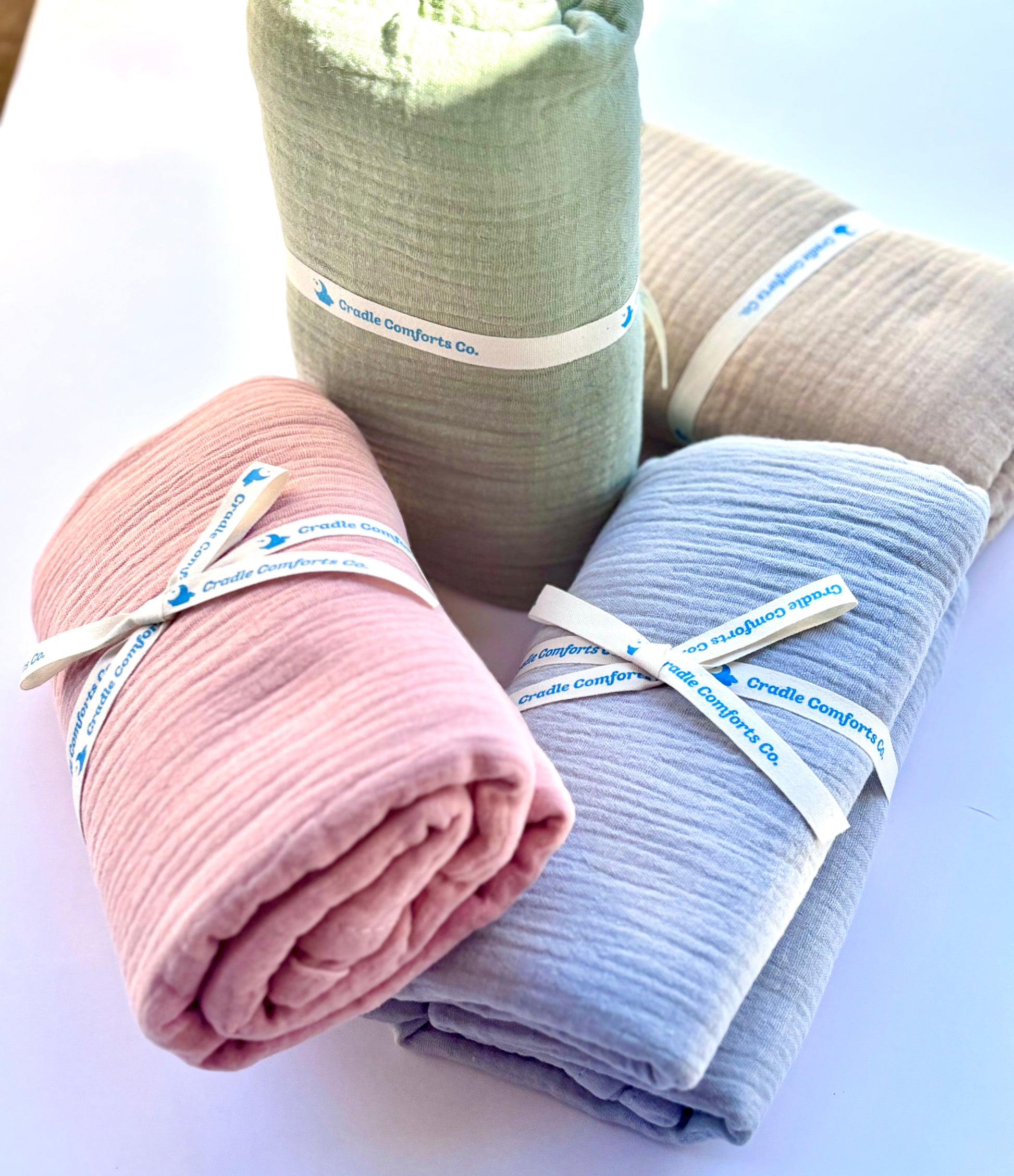 Organic Cotton Gauze Muslin Swaddle Blanket - Tampa Home & Garden Store