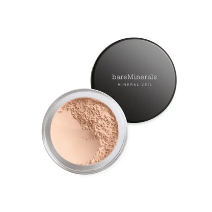 bareMinerals Mineral Veil Setting Powder face powder compact in light beige with black lid on Tampa Home & Garden Store