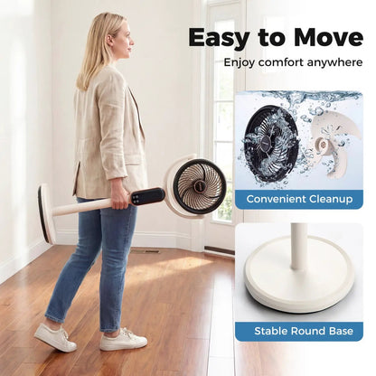 Oscillating Pedestal Fan With Remote and 8 Speeds