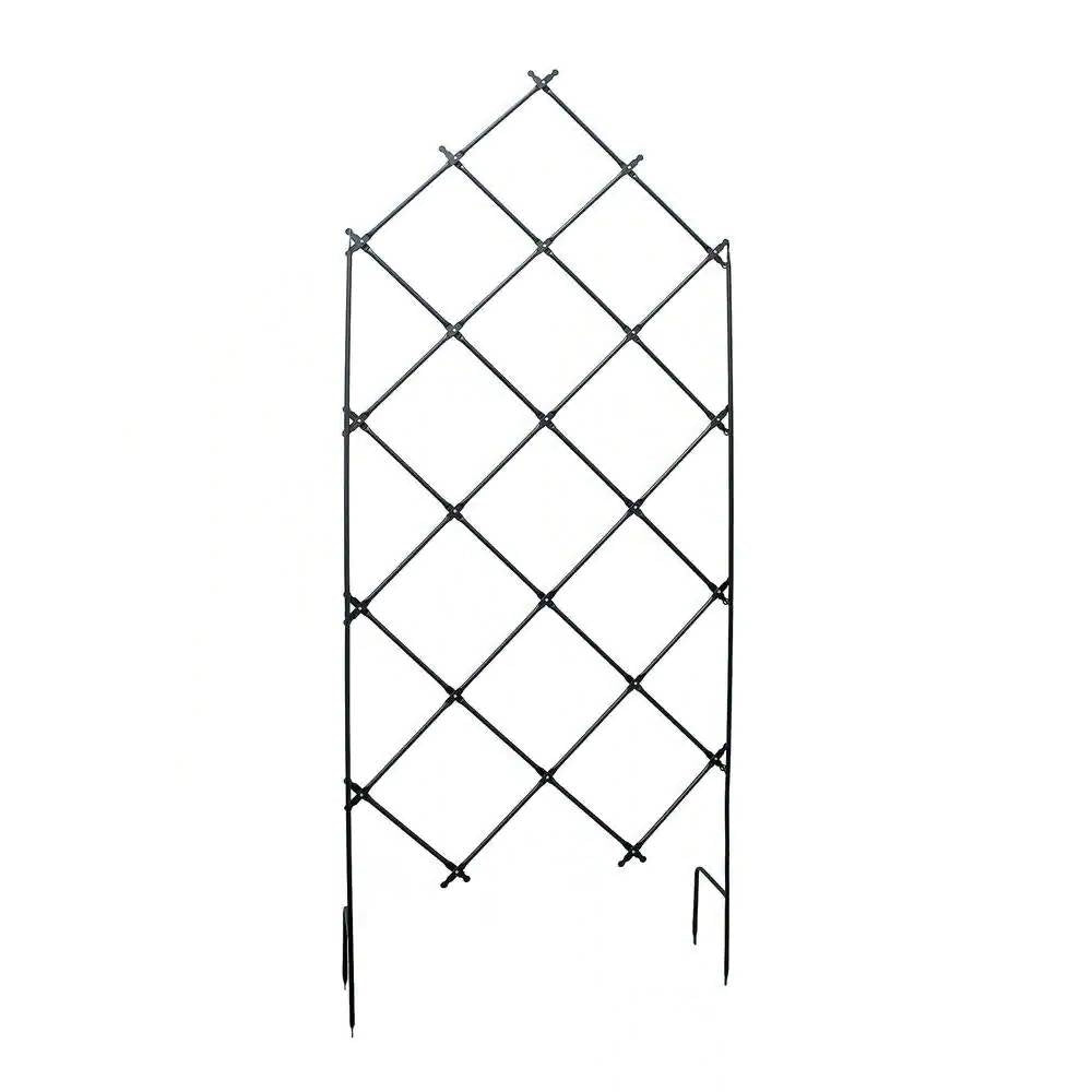 Outdoor 7-FT. Tall Wrought Iron Lattice Garden Trellis - Tampa Home & Garden Store