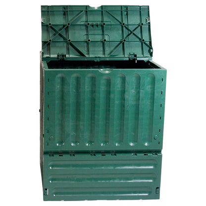 Outdoor Composting 110-Gallon Composter Recycle Plastic Compost Bin - Green - Tampa Home & Garden Store