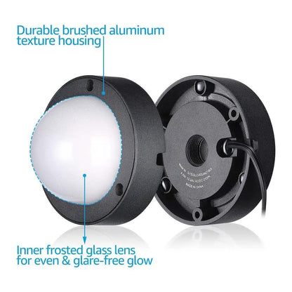 Outdoor Deck Lights 12-Pack LED 4.5W | 12V Low Voltage Landscape Path Lights - Tampa soil911.com