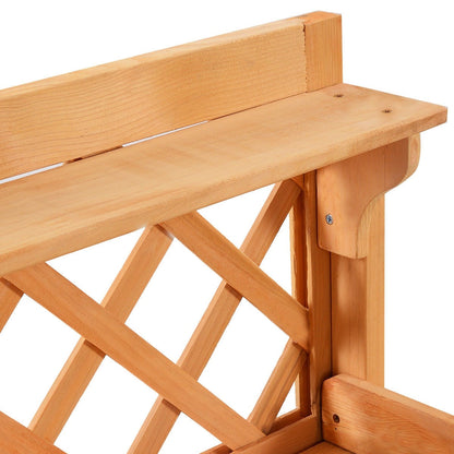 Outdoor Home Garden Wooden Potting Bench with Storage Drawer - Tampa Home & Garden Store